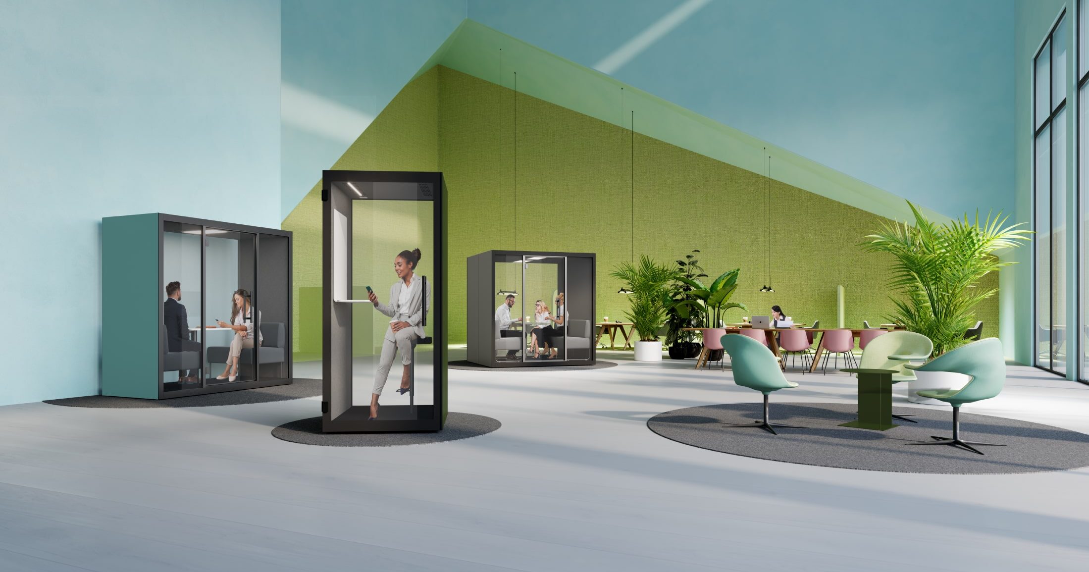 Las Cabinas acústicas ¿solucionaran el problema de las oficinas en open plan?